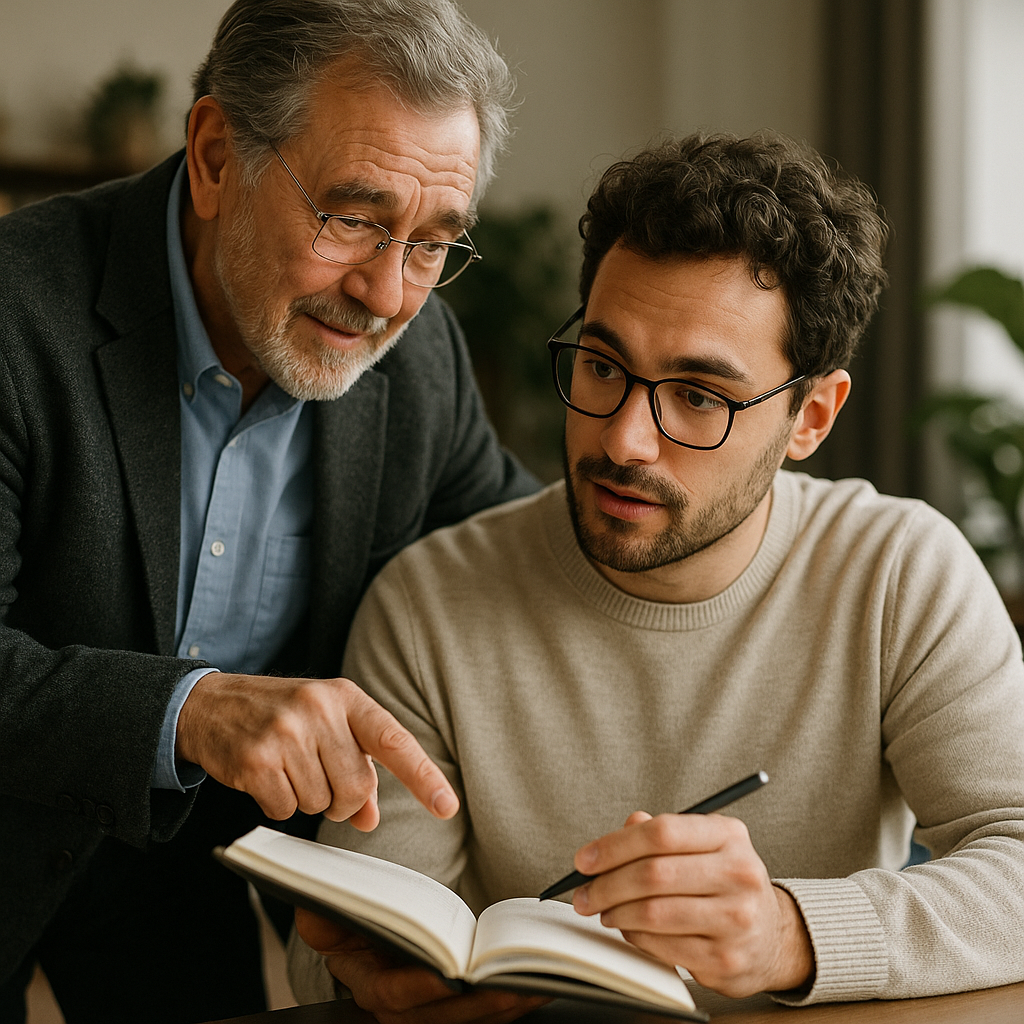 Image of schema therapy supervisor helping schema therapist overcome challenges.
