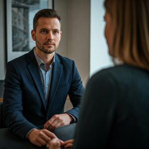 Image of schema therapist working with borderline personality disorder.